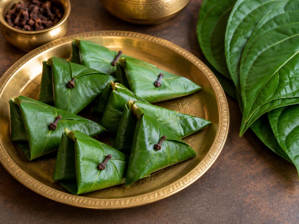 Sada Paan at our Indian paan stall